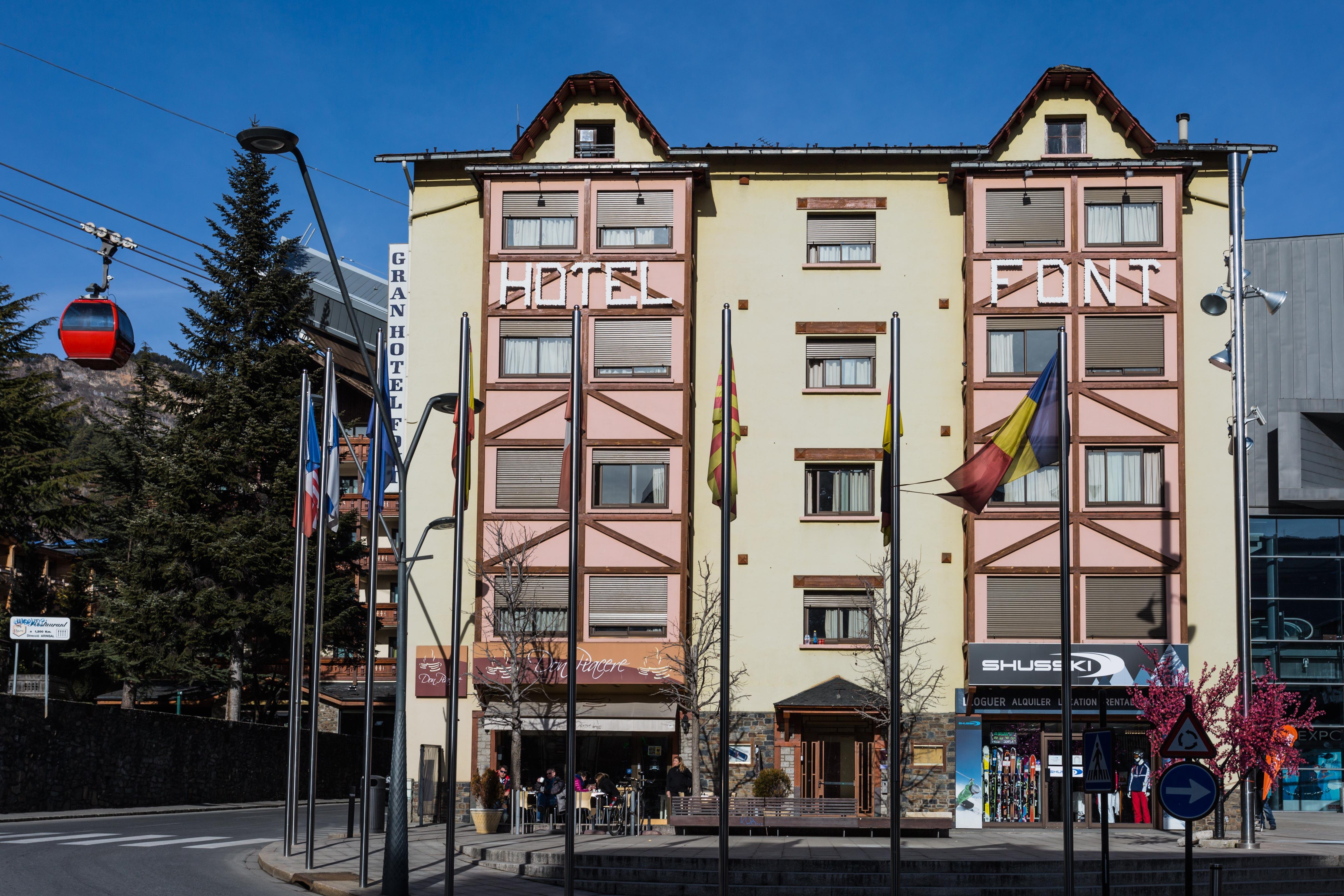 Font Andorra Hostel La Massana Zewnętrze zdjęcie